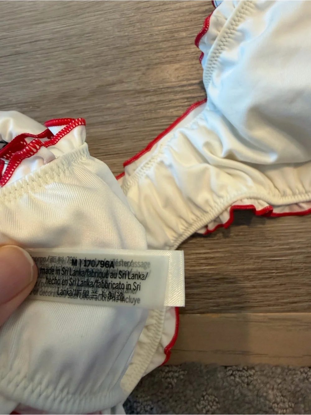 Frankie’s Bikinis x Victoria Secret collab bathing suit top